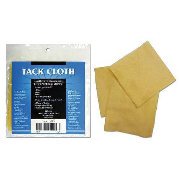 Tack Cloth, 18 In x 36 In, PK3