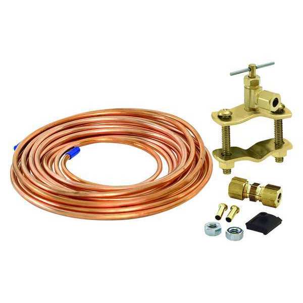 Water Connector, Copper, 200 psi, 180" L