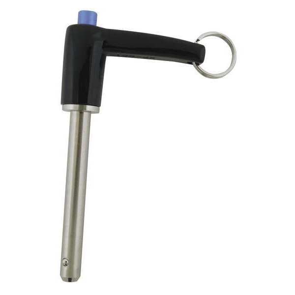 Ball Lock Pin, L-Handle, 3/8" Pin Dia.