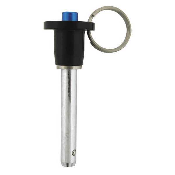 Ball Lock Pin, Button Handle, 0.290" Tip L