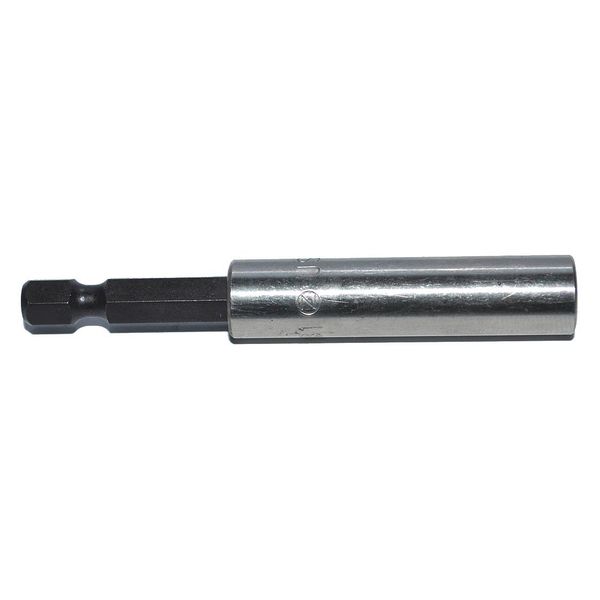 Bit Holder, 1/4" Drive Size, 3" L