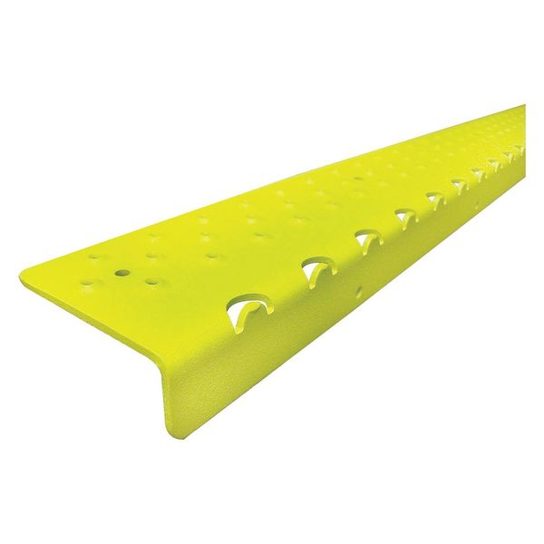 Stair Nosing,  Yellow,  36" W,  2-3/4" D