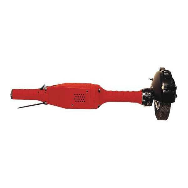 Straight Angle Grinder,  1/2 in Air Inlet,  Heavy Duty,  6, 000 rpm,  3.6 hp