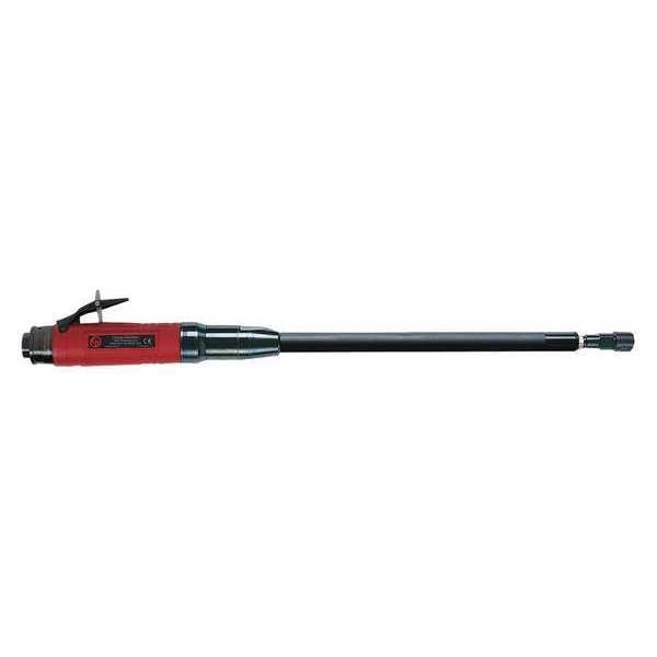 Extended Air Angle Die Grinder,  3/8 in Air Inlet,  1/4" Collet,  Heavy Duty,  12, 000 rpm,  1.2 HP