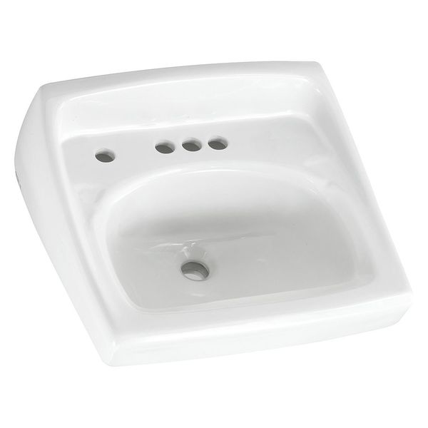 18-1/4" W x 20-1/2" L x Wall Hung,  Vitreous china,  Bathroom Sink