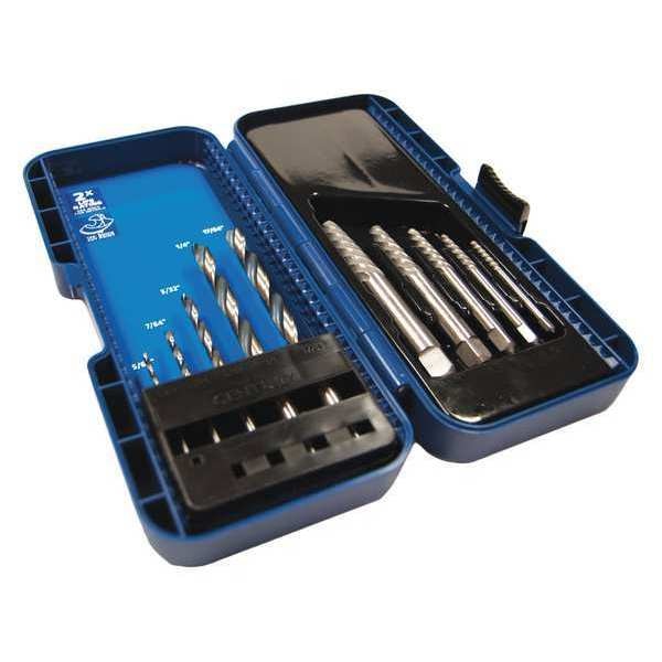 Screw Extractor Drill, 10 Pc Set