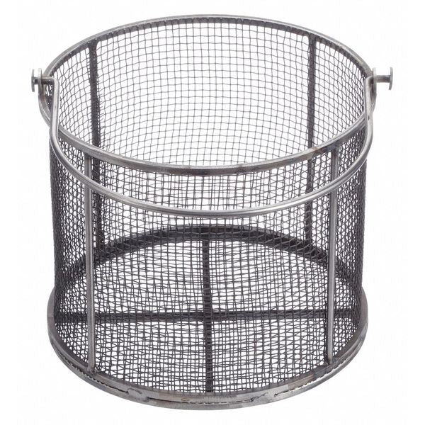 Natural Round Parts Washing Basket,  Steel