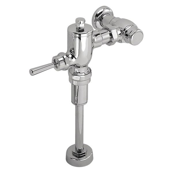 0.5 gpf,  Urinal Manual Flush Valve,  3/4 in IPS Inlet,  Lever