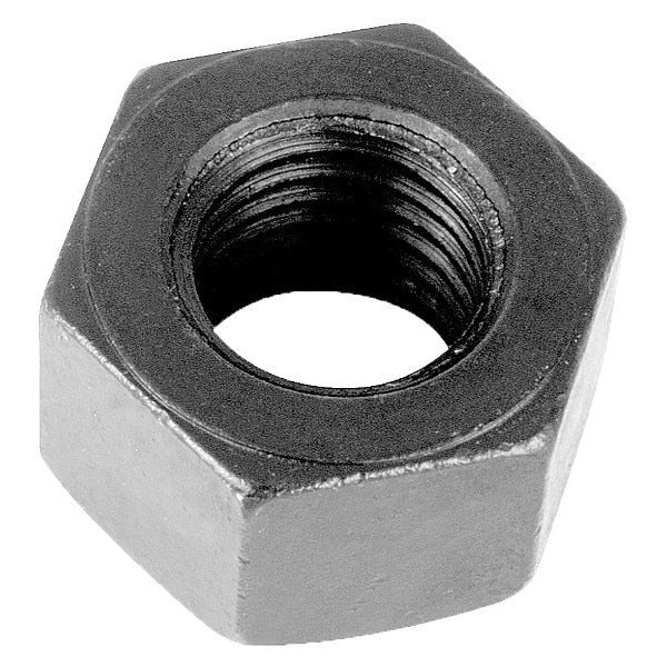 Heavy Hex Nut,  5/8"-11,  Alloy Steel,  Grade 2,  Black Oxide,  39/64 in Ht,  10 PK