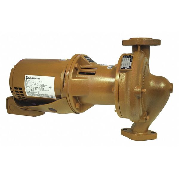 HVAC Circulating Pump, 1/3 hp, 115V/208V-230V, 1 Phase, Flange Connection