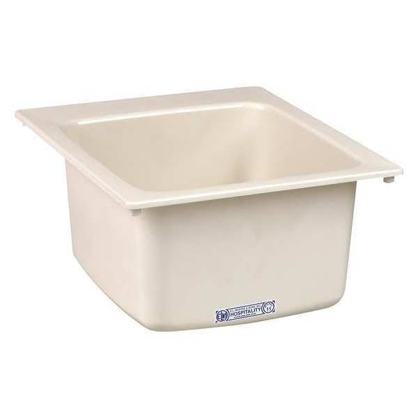 Utility Sink, 17inx20in, Biscuit