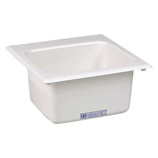 Bar Sink, 15inx15in, White