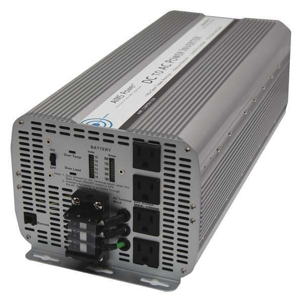 Inverter,  Aluminum Case,  Modified Sine Wave Form,  8000W Nominal Output,  120V AC Output Voltage