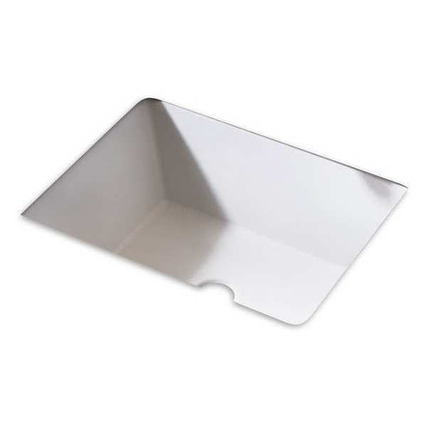 Undermount Sink, 17 x 13", White