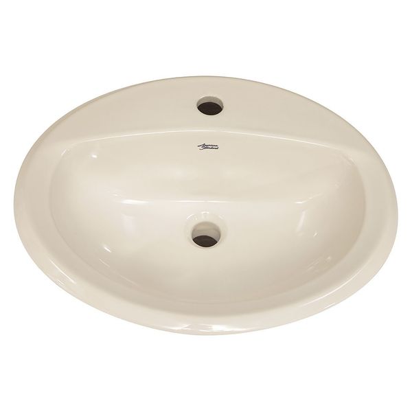 Countertop Sink, 1" Center Hole, Bone