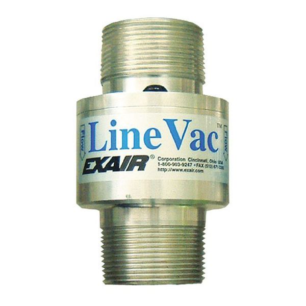 Threaded Line Vac, Aluminum, 3/8"