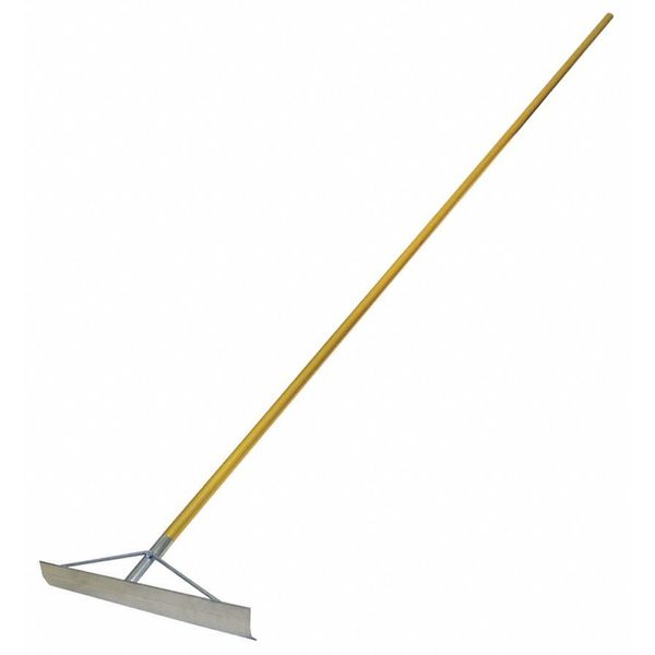 Concrete Placer,  No Hook,  Blade Width 4 in,  Blade Length 19 1/2 in,  Handle Length 60 in,  Aluminum