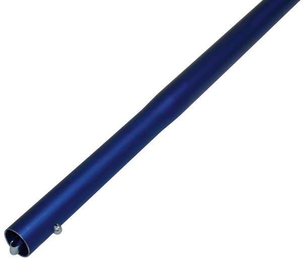 Swaged Handle, Button, 1-3/8 x 72 in, Blue