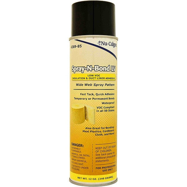 Spray Adhesive,  Spray-N-Bond Series,  12 oz,  Aerosol Can