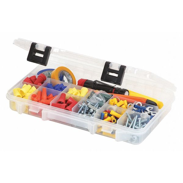 Compartment Box with 13 compartments,  Plastic,  1 23/32 in H x 7.31 in W