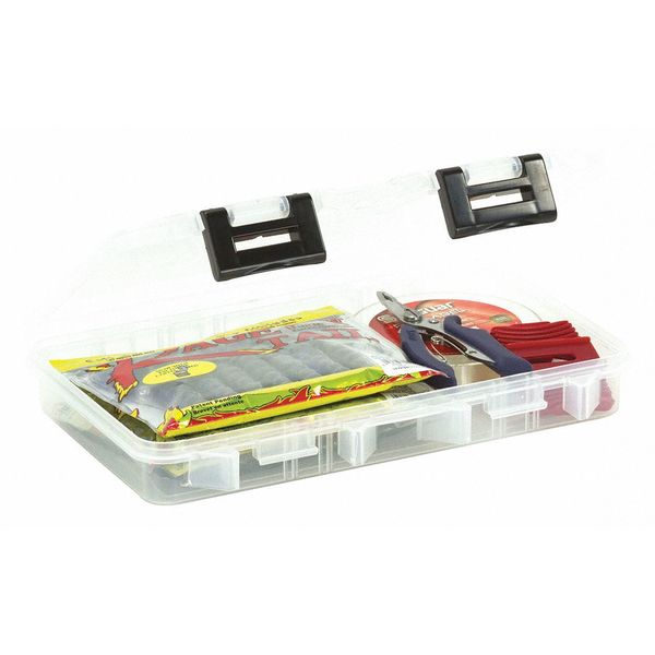 Storage Box with 1 compartments,  Plastic,  1 3/4 in H x 7-1/4 in W