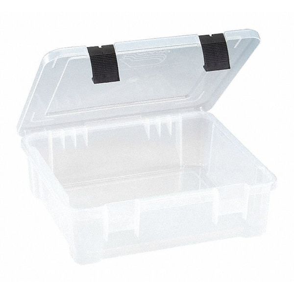Storage Box with 1 compartments,  Plastic,  5 1/4 in H x 16 in W
