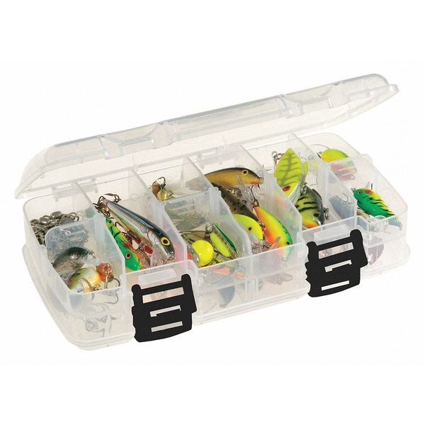 Adjustable Compartment Box with 12 to 18 compartments,  Plastic,  2 3/8 in H x 4-1/2 in W