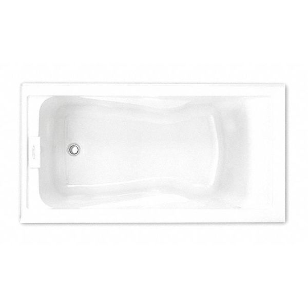 Deep Soak Bathtub,  W/Apron, Lh, White