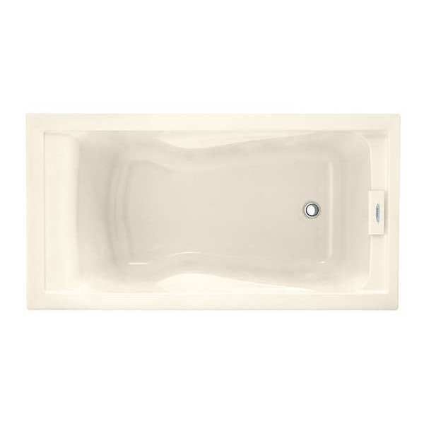 Deep Soak Bathtub, 60 x 32", Linen,  60" L,  32" W