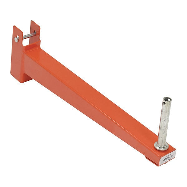 Orange Steel Cantilever Incline Arm 24"L Usable 400lb Capacity