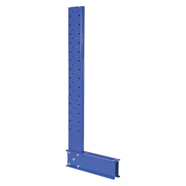 Blue Steel Standard Cantilever Single Upright Rack 6ft Height 18" Arm