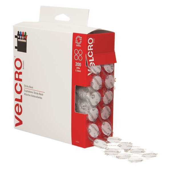 Tape Combo Packs Dots, 3/4", PK200,  Disc,  White,  200 PK