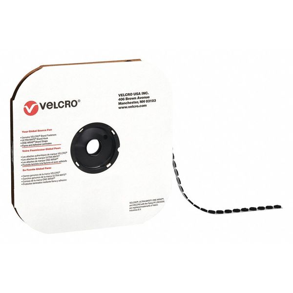 Tape Dots Hook, 3/4", Blk, PK1028,  Disc,  Black,  1028 PK