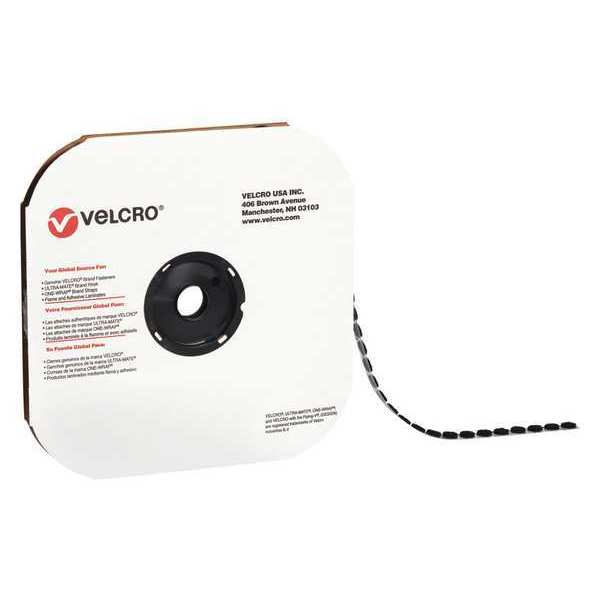 Tape, Dots Loop, 1-3/8", Blk, PK600,  Disc,  Black,  600 PK