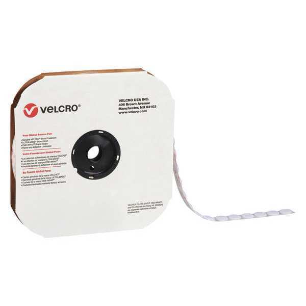 Tape, Dots, Hook, 1-7/8", Wh, PK450,  Disc,  White,  450 PK