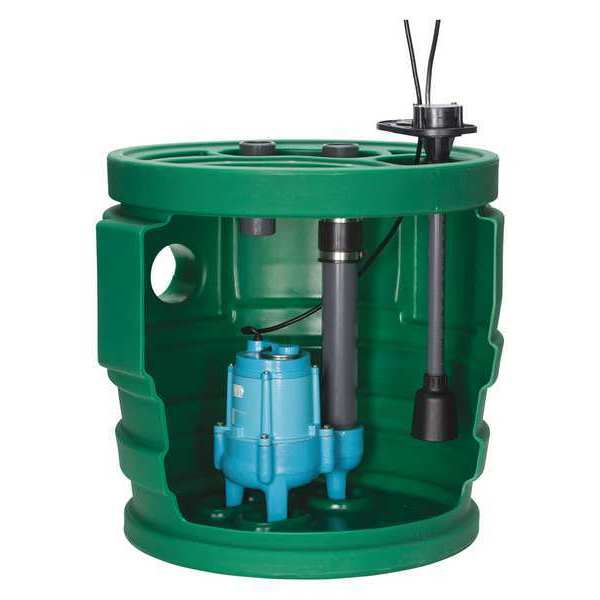 Sewage System, 4/10HP, 4inx2in, 1-Ph, 8.5A