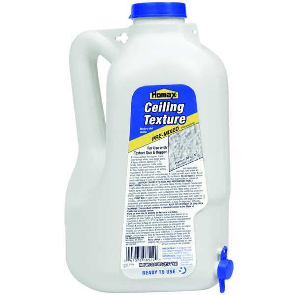 Pre-Mixed Ceiling Texture,  2.2 L,  Bottle,  White