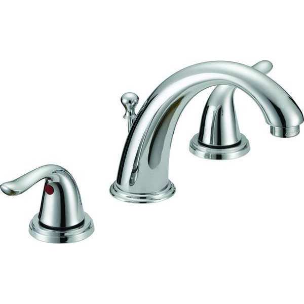 Manual 8" Mount,  3 Hole Bathroom Faucet