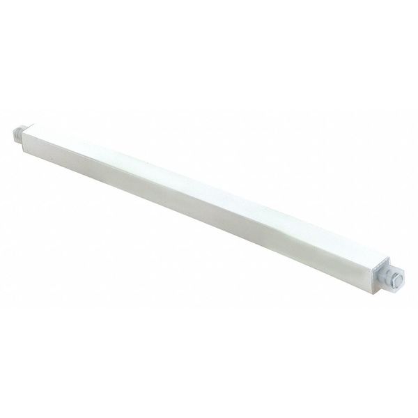 Towel Bar,  3/4 in H,  24 in W,  3/4 in D,  Plastic,  Unfinished