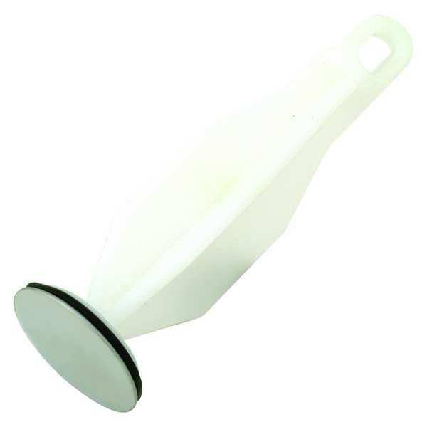 Pop-Up Stopper, White, Pipe 1-1/4" dia.