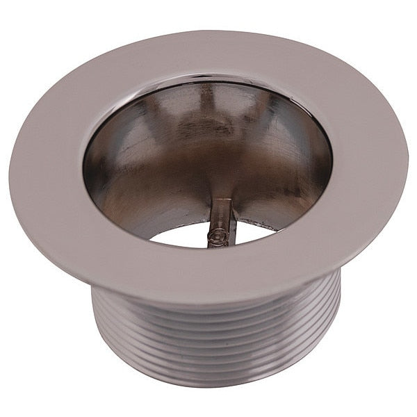 Bath Strainer Body, Silver, Pipe 1-1/2"dia