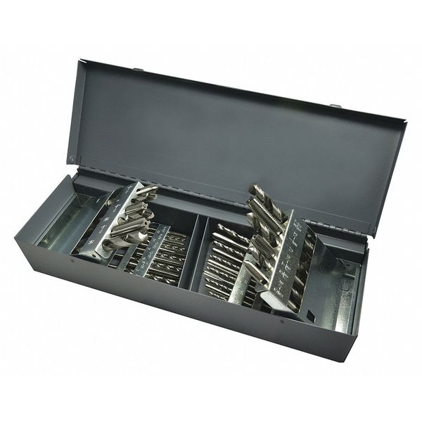 36pc HSS GP Bright Plug Hand Tap & Bright Jobber Drill Set HTGP/150D Greenfield Threading