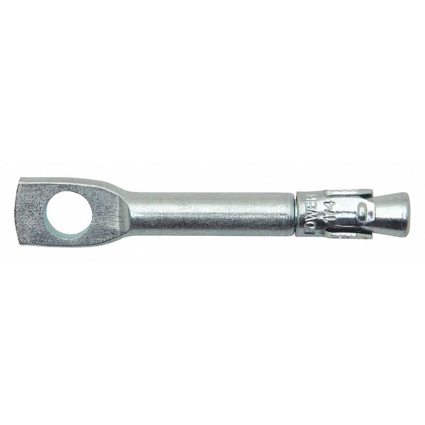 Power-Stud+- SD1 Wedge Anchor,  1/4" Dia.,  2" L,  Carbon Steel Zinc Plated,  100 PK