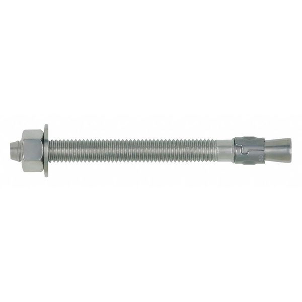 Power-Stud Wedge Anchor,  3/8" Dia.,  3-1/2" L,  Stainless Steel Stainless Steel,  50 PK