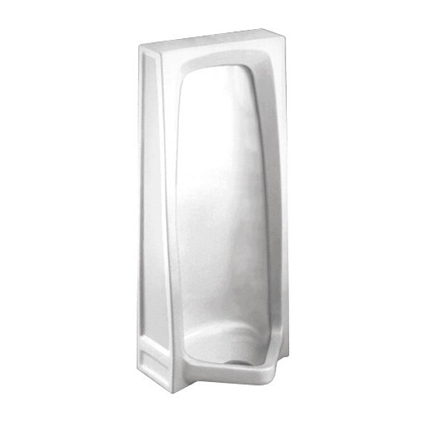 Urinal, White, Floor Mount, 38-1/4" H, 18" W