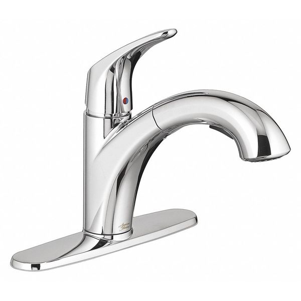 Manual,  Single Hole Only Mount,  1 Hole Low Arc Kitchen Faucet