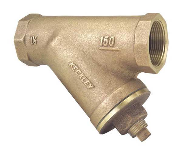 3/4",  Threaded,  Bronze,  Y Strainer