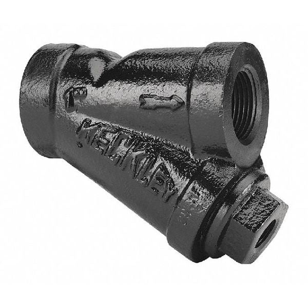 1-1/4",  Threaded,  Cast iron,  Y Strainer