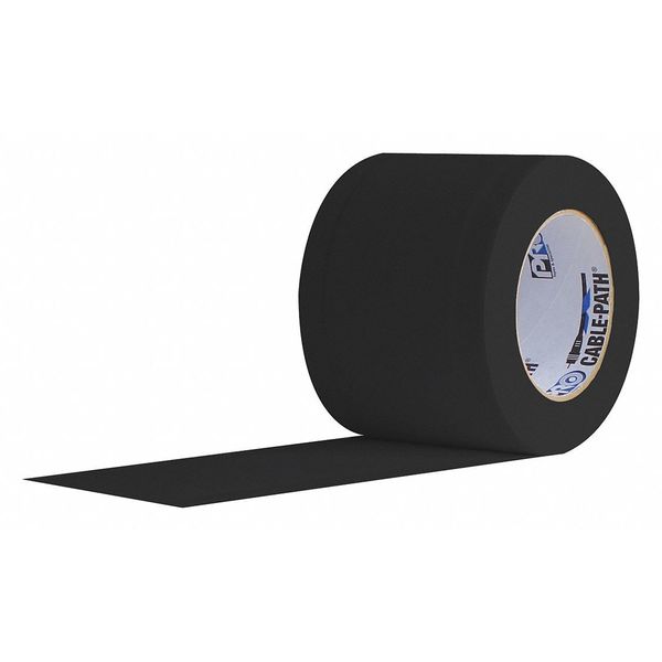 Cable Path Cloth Tape, 4x30 yd., Black