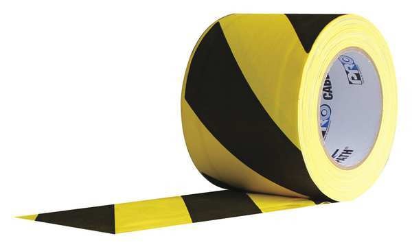 Cable Path Cloth Tape, 4x30 yd., Blk/Yel